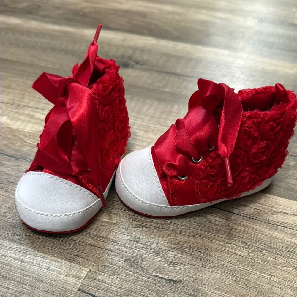 BABY Red Kids Shoes Set